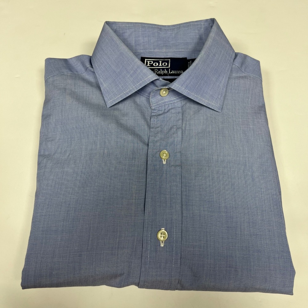 Polo Ralph Lauren‎ Regent Classic Fit Button Down Shirt Light Blue 15 1/2